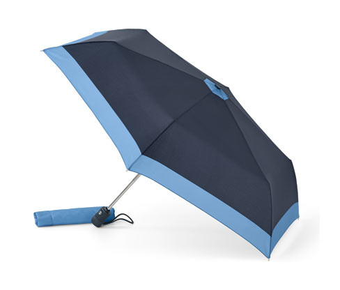 Tchibo - Automatický skládací deštník - barva: modrá