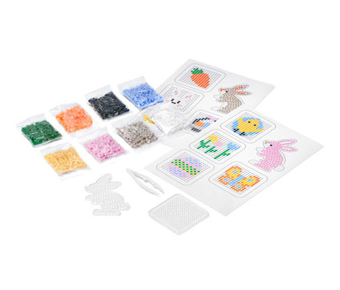 Tchibo - Kreativní sada zažehlovacích korálků - barva: vícebarevná