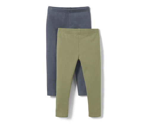 Tchibo - 2 kojenecké a batolecí legíny - pro miminko - vel. 50/56 - barva: modrá