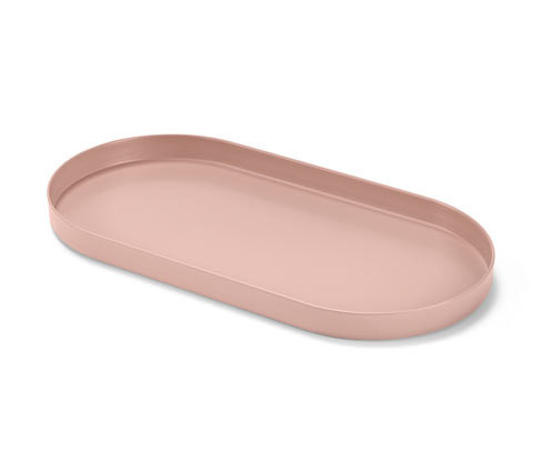 Tchibo - Kovový tác - barva: červená