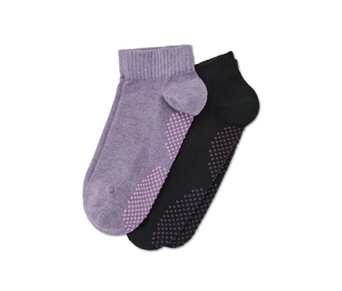 Tchibo - Ponožky na jógu - pro ženy - vel. 35-38 - barva: černá