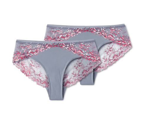 Tchibo - Brazilské kalhotky - pro ženy - vel. S 36/38 - barva: šedá