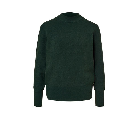 Tchibo - Svetřík z jemného úpletu - pro ženy - vel. S 36/38 - barva: zelená