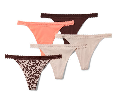 Tchibo - Tanga - pro ženy - vel. XS 32/34 - barva: béžová