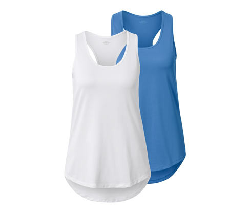 Tchibo - Funkční topy - pro ženy - vel. XS 32/34 - barva: modrá