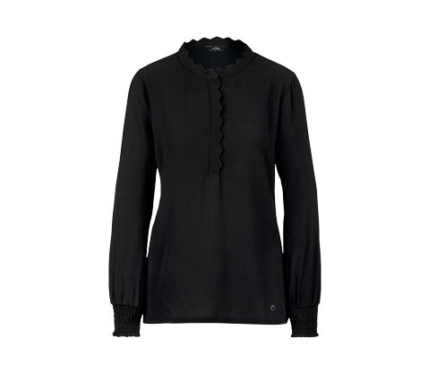 Tchibo - Halenkové triko - pro ženy - vel. S 36/38 - barva: černá