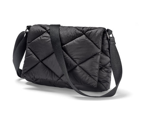 Tchibo - Prošívaná taška přes rameno - barva: černá