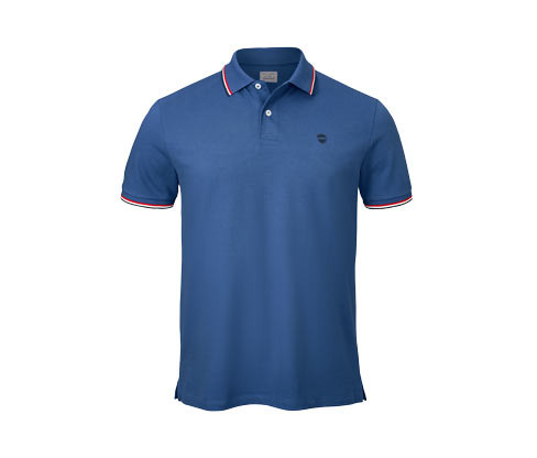 Tchibo - Polokošile piké - pro muže - vel. S 44/46 - barva: modrá