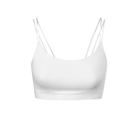 Tchibo - Bezešvá podprsenka s krajkou - pro ženy - vel. XS 32/34 - barva: bílá