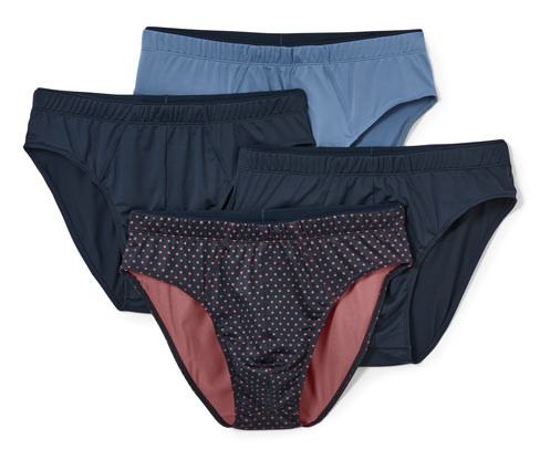 Tchibo - Slipy - pro muže - vel. M/5 - barva: modrá/s potiskem