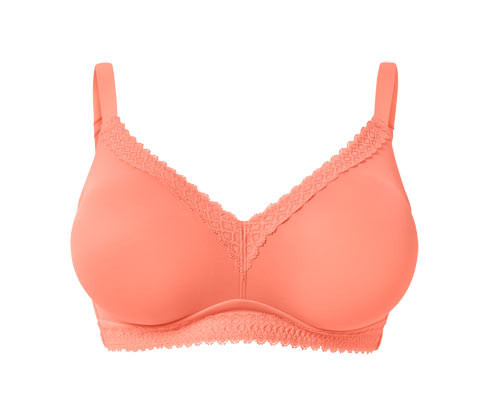 Tchibo - Měkká podprsenka - pro ženy - vel. 80D - barva: oranžová