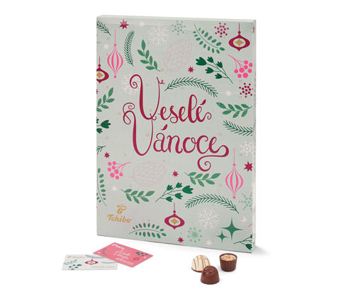 Adventní kalendář Tchibo - barva: zelená