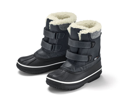 Tchibo - Dětské vysoké boty do každého počasí - pro ženy - vel. 24-25 - barva: černá