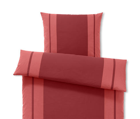 Tchibo - Perkálové povlečení - barva: červená