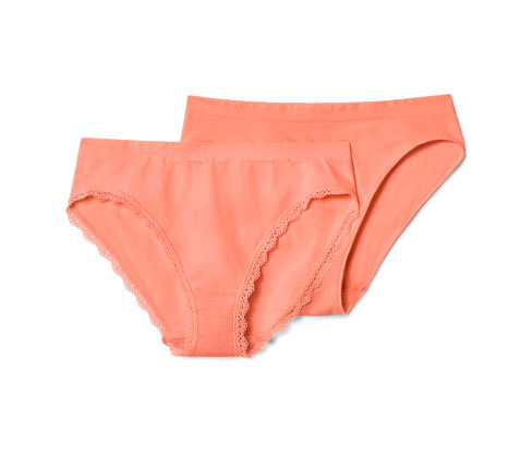 Tchibo - Bezešvé kalhotky - pro ženy - vel. S 36/38 - barva: oranžová