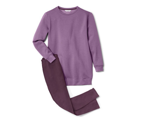 Tchibo - Pyžamo s legínami - pro ženy - vel. S 36/38 - barva: fialová