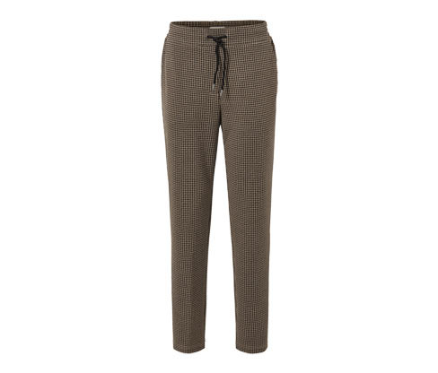 Tchibo - Kalhoty s žakárovým vzorem - pro ženy - vel. S 36/38 - barva: černá/žakár