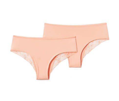 Tchibo - Bokové kalhotky - pro ženy - vel. XS 32/34 - barva: oranžová