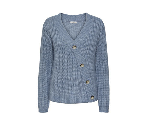 Tchibo - Kardigan z hrubé pleteniny - pro ženy - vel. XS 32/34 - barva: modrá