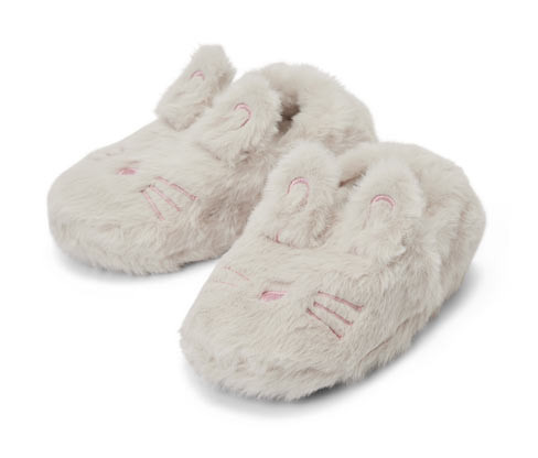 Tchibo - Dětské bačkůrky - vel. 22-23 - barva: béžová