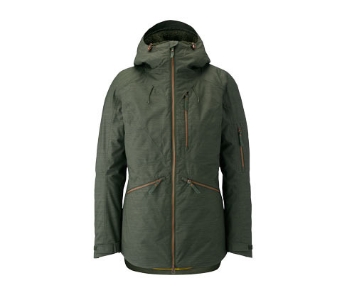 Tchibo - Lyžařská a snowboardová bunda - pro ženy - vel. 34 - barva: zelená