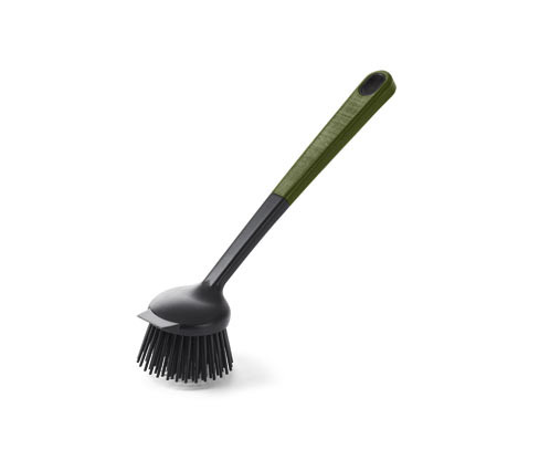 Tchibo - Kartáč na mytí nádobí s čisticí škrabkou - barva: černá