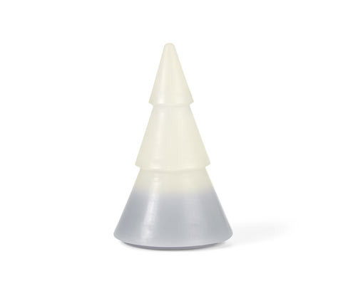 Tchibo - Stromeček z pravého vosku s LED - barva: bílá