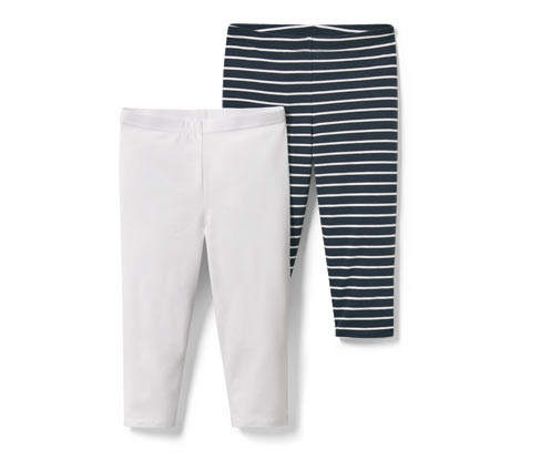 Tchibo - Dětské 3/4 legíny - vel. 122/128 - barva: modrá