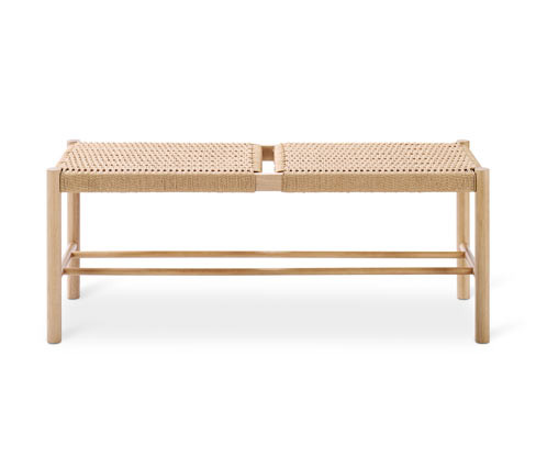 Tchibo - Lavice s výpletem - barva: béžová