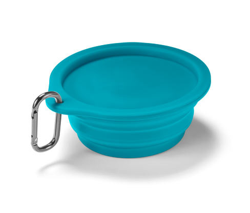 Tchibo - Skládací miska na krmivo - barva: modrá