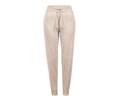 Tchibo - Teplákové kalhoty z pleteniny - pro ženy - vel. XS 32/34 - barva: béžová