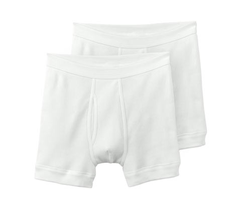 Tchibo - Boxerky - pro muže - vel. M/5 - barva: bílá