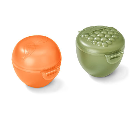 Tchibo - Sada dóz na jablko a hrozny - barva: zelená