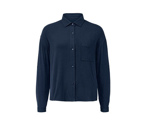 Tchibo - Halenkové triko - pro ženy - vel. S 36/38 - barva: modrá