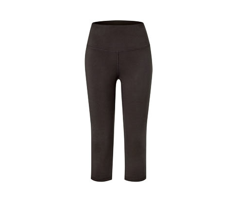 Tchibo - 3/4 stahovací sportovní legíny - pro ženy - vel. XS 32/34 - barva: hnědá
