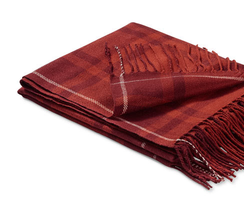 Tchibo - Pléd - barva: bílá