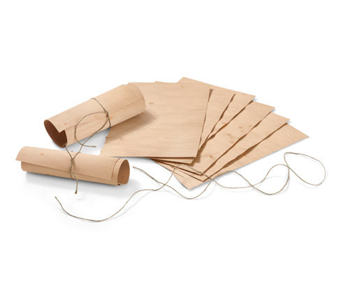 Tchibo - Grilovací papír z bukového dřeva - barva: hnědá