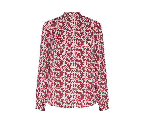 Tchibo - Halenka s potiskem - pro ženy - vel. 36 - barva: červená