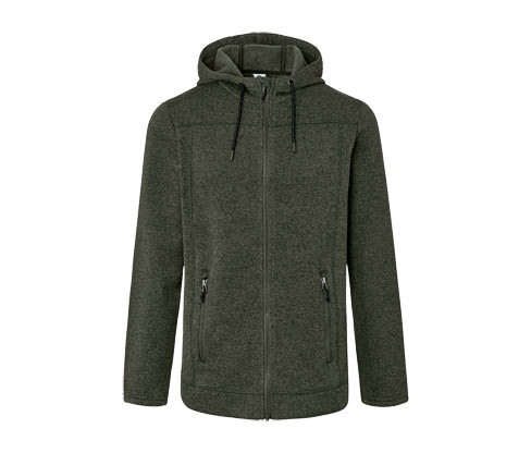 Tchibo - Bunda z pleteného fleecu - pro muže - vel. S 44/46 - barva: zelená