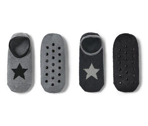 Tchibo - Ponožkové papuče - pro ženy - vel. 35-38 - barva: černá