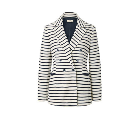 Tchibo - Proužkovaný blejzr - pro ženy - vel. 36 - barva: modrá/s proužky