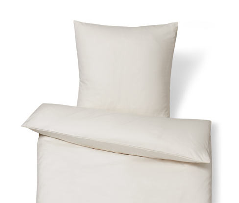 Tchibo - Povlečení z bavlněného saténu - barva: bílá