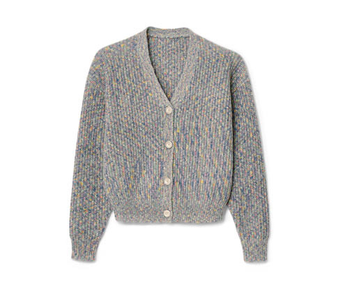 Tchibo - Dětský pletený kabátek s vlnou - pro dívky - vel. 122/128 - barva: modrá