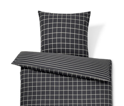 Tchibo - Povlečení z biberu - barva: šedá