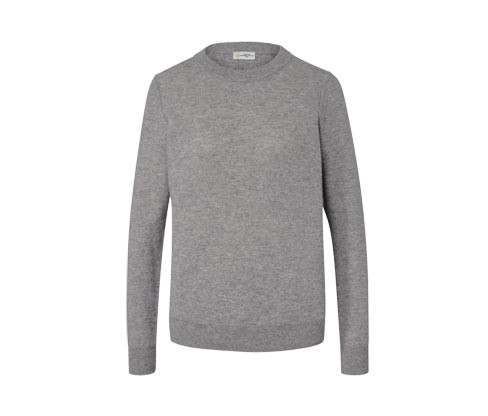 Tchibo - Svetr z jemného úpletu s kašmírem - pro ženy - vel. S 36/38 - barva: šedá