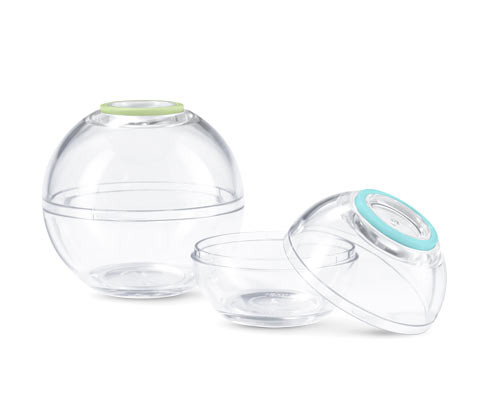 Tchibo - Kulaté nádobky na potraviny - barva: zelená