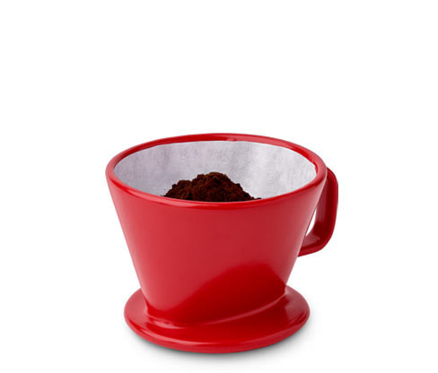 Tchibo - Ruční kávový filtr vel. 2 - barva: červená