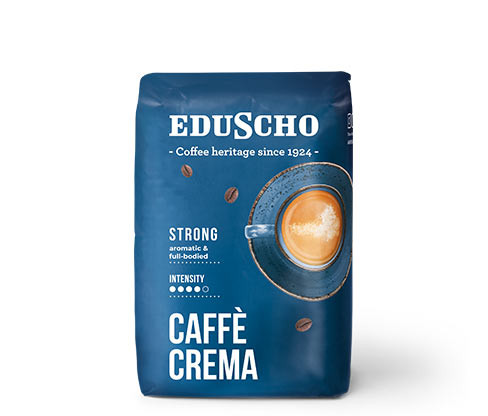 Eduscho Caffè Crema Strong 500 g zrnkové kávy - Intenzita: 4/5