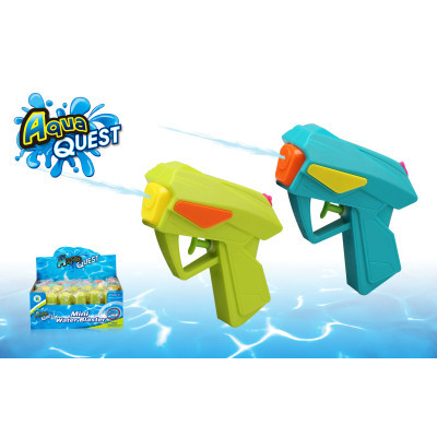 Vodní pistolka 10 cm - modrá