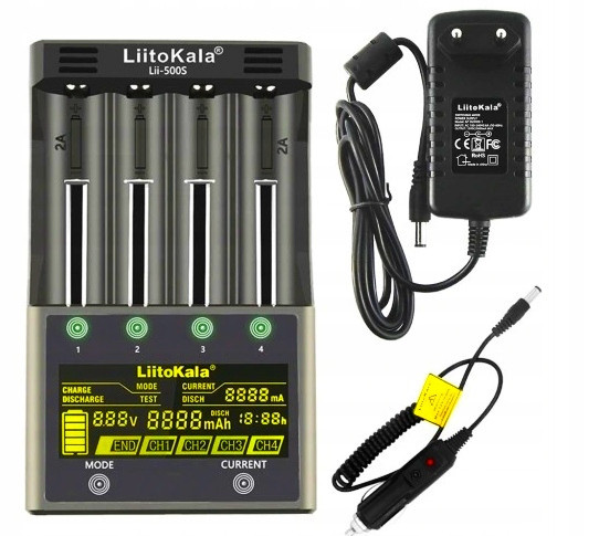 Univerzální nabíječka pro akumulátorové baterie 18650 26650 LiitoKala Lii-600